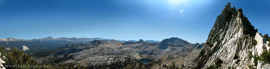 view from Cathedral Peak